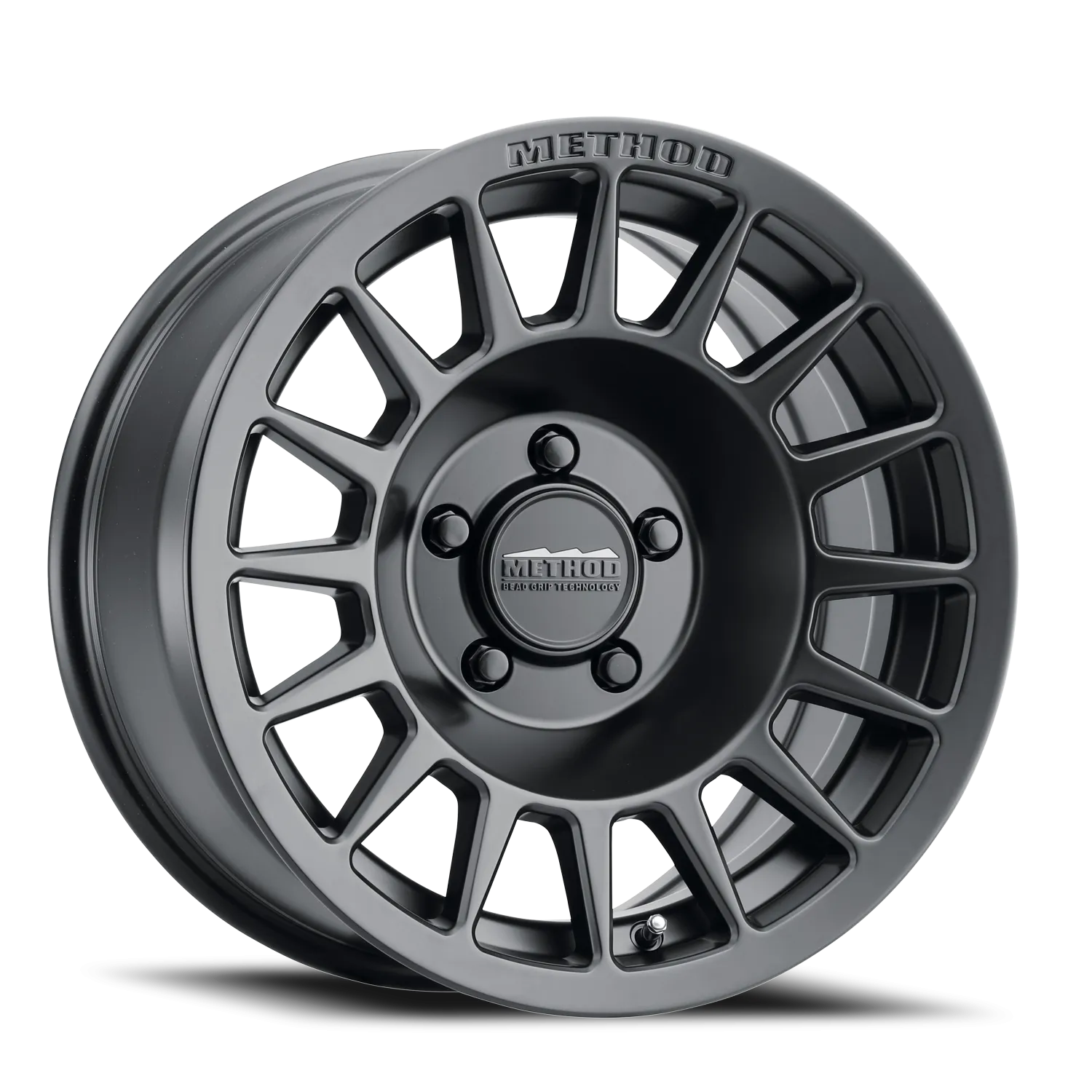 Aluminum Wheels 17x8.5 Bead Grip MR707 Bolt Pattern 5 On 108 Offset 38 Lip Size 0 Matte Black MB Method
