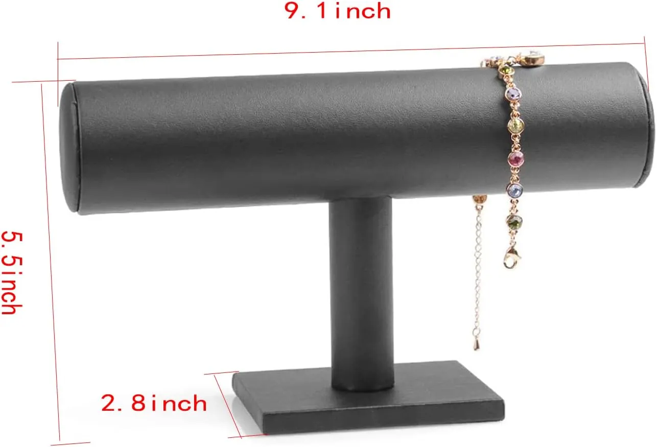 ChezMax Necklace Jewelry Display Jewelry Stand Hovering T-Bar Bracelet Holder for Home Organization