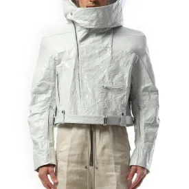 Cropped Hooded Stooges in Milk