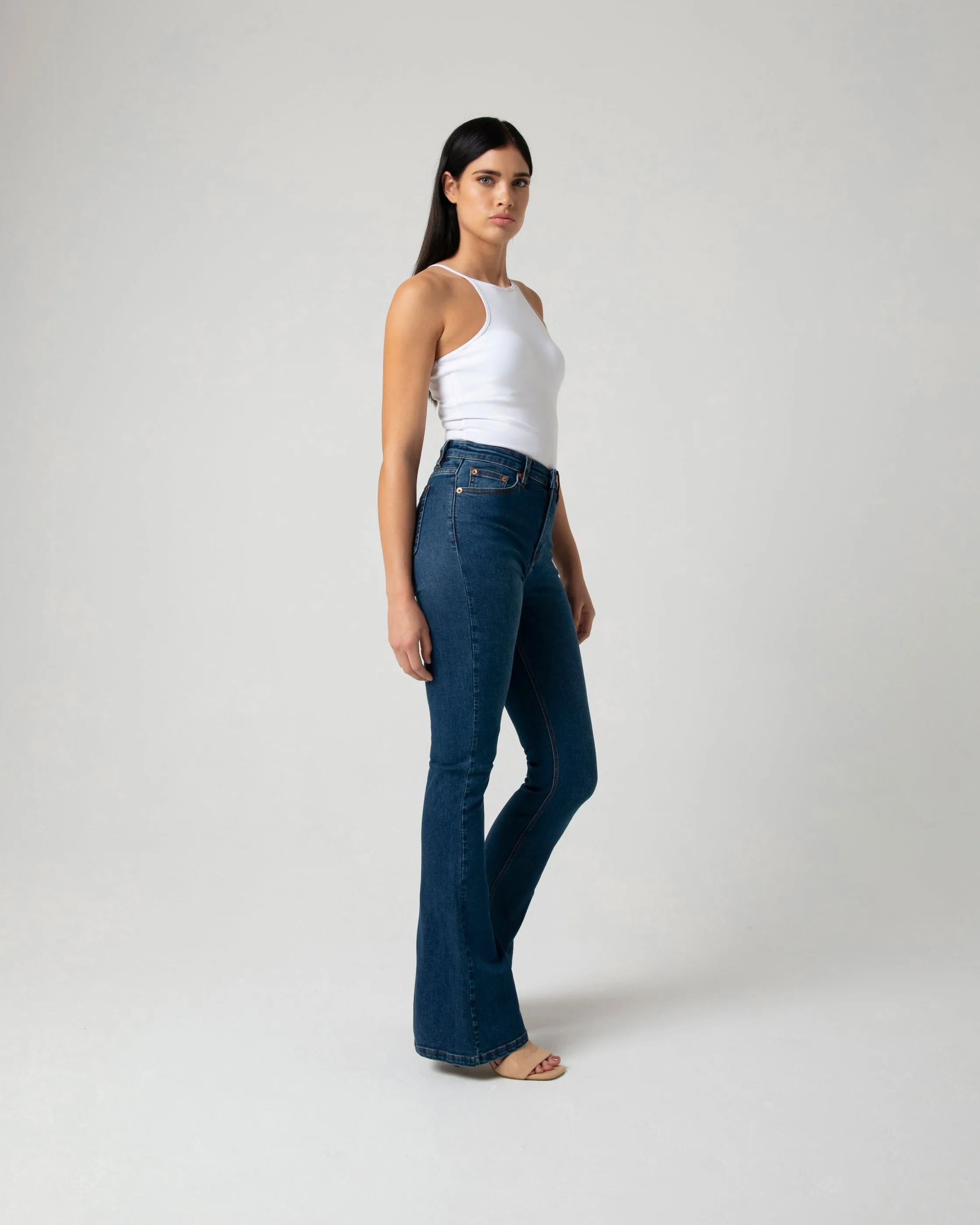 Drew Flare Dark Blue