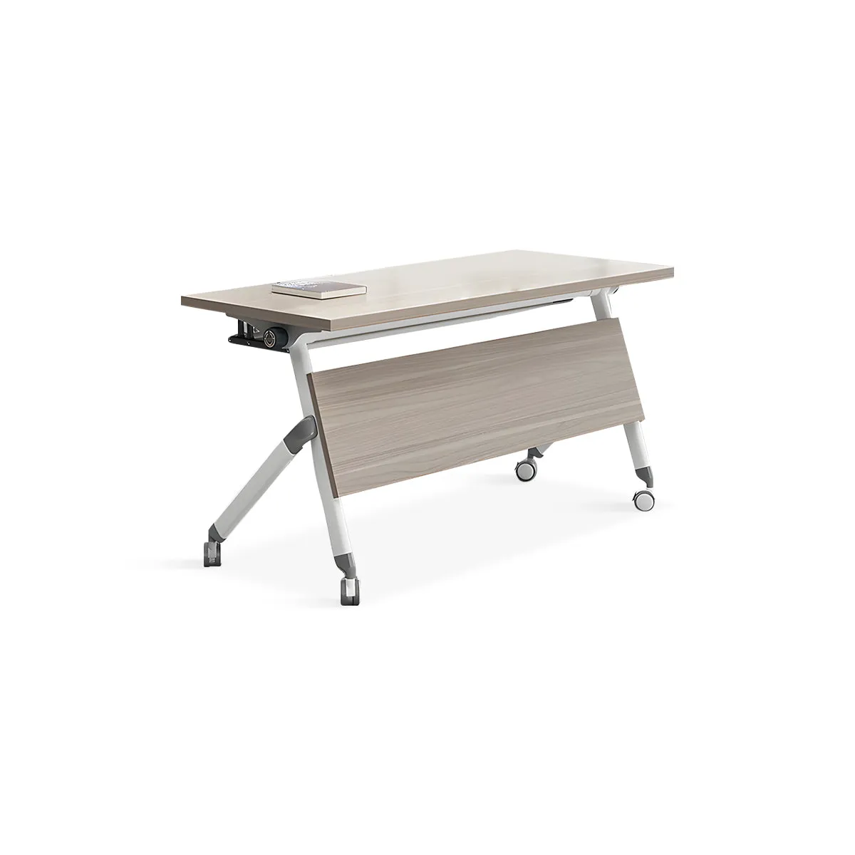 Folding Conference Table Mobile Office Desk Training Double YGZ-1073