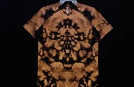 Men's reg. T shirt Large Monochromatic #2693 Mandala design $80