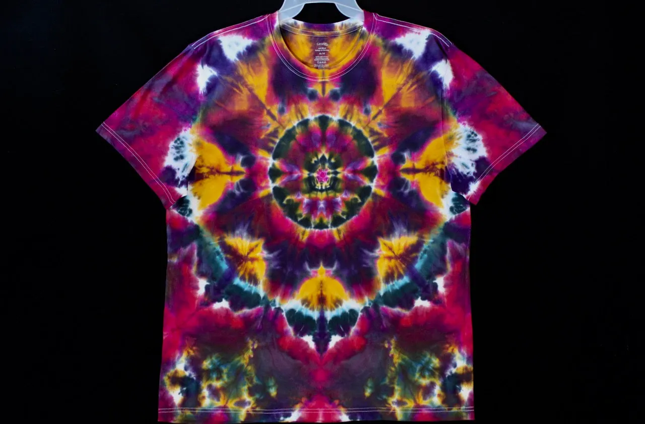 Men's reg. T shirt XL #2546 Mandala design $80