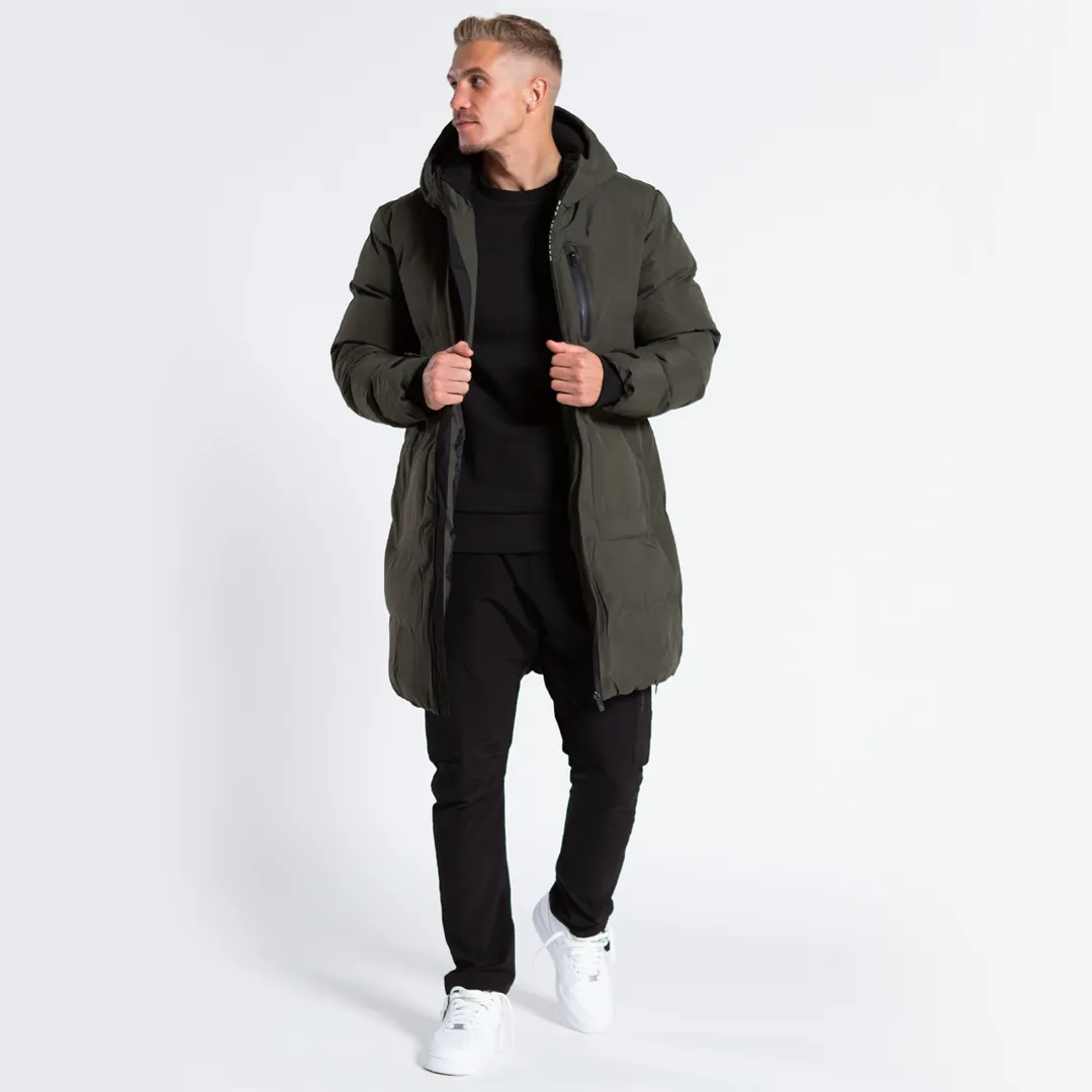 Merge Longline Jacket - Khaki