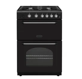 Rangemaster Classic 60 Black Gas Double Oven Cooker 60cm