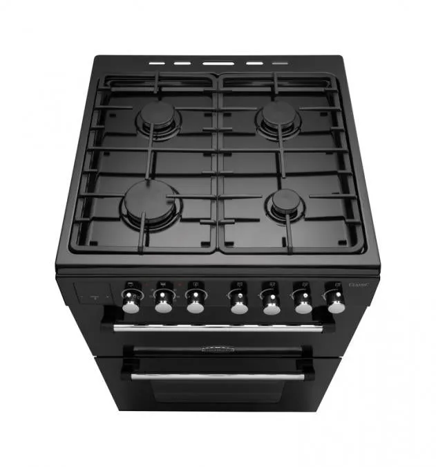 Rangemaster Classic 60 Black Gas Double Oven Cooker 60cm