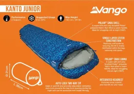 Vango Kanto Junior Sleeping Bag Atlantic Blue