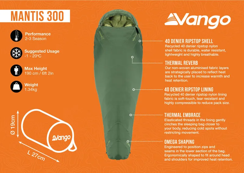 Vango Mantis 300 Sleeping Bag