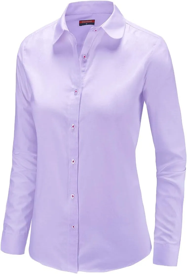 Womens Oxford Shirts Dress Shirts for Women Business Casual