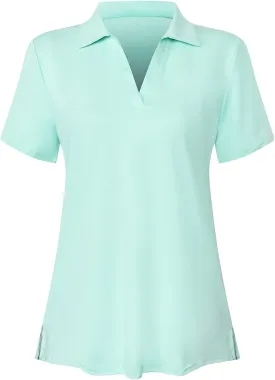 Women's Short Sleeve Golf Polo Shirts Tennis Shirts Sport T-Shirts Workout Tops